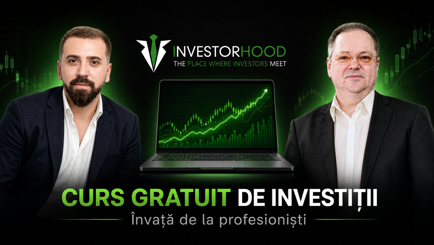 Claudiu Gheorghe și Liviu Moldovan, trainerii cursului gratuit de grup Investorhood